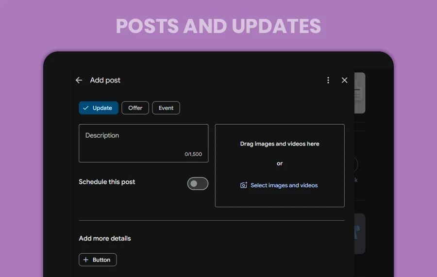 Posts and Updates